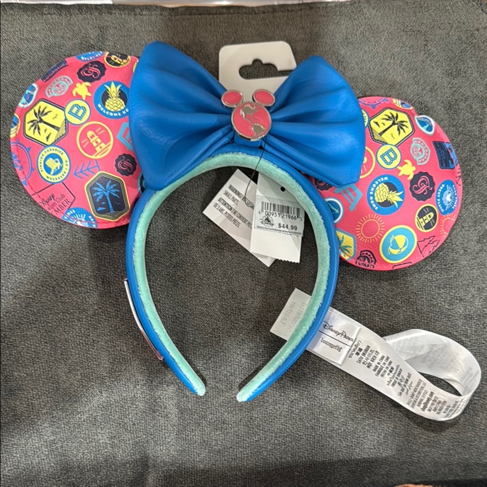 Loungefly Vacation Club Member Disney Minnie Mouse Ears Headband